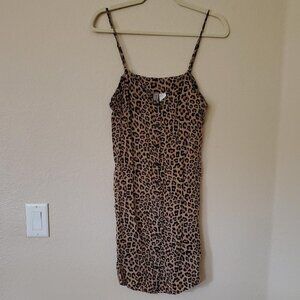 H&M Leopard print dress size 8 US